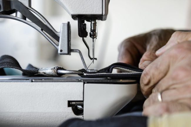 Sewing machine close up 
