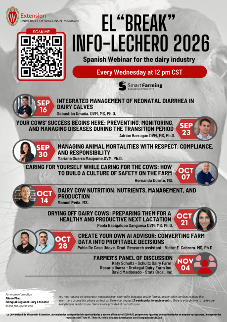 El "Break" Info-Lechero 2026 lineup poster.